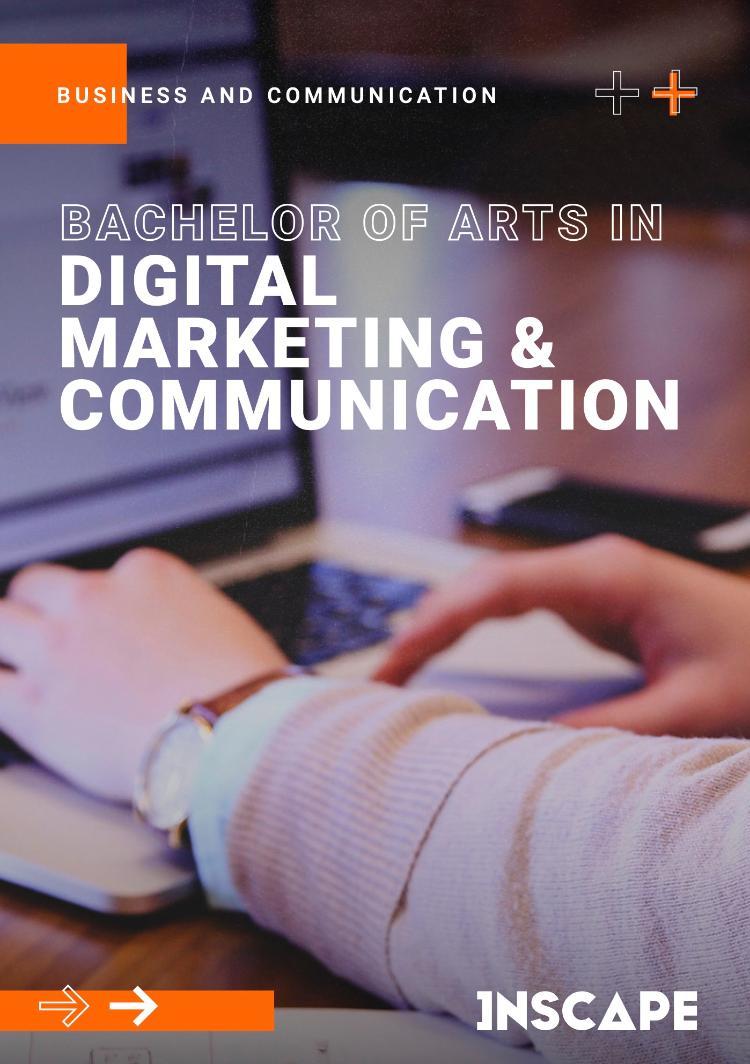 Bachelor of Arts in Digital Marketing and Communication